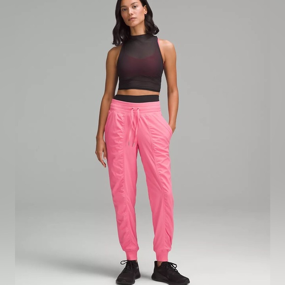 lululemon athletica Pants - Lululemon Dance Studio Mid Rise Jogger Lined Sakura Pink sz 12 🌟NWT SOLD OUT🌟